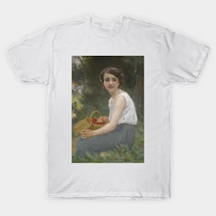 The Cherry Girl by Guillaume Seignac T-Shirt